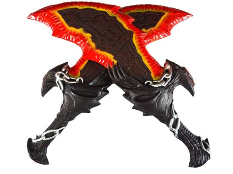 Buy Fantasy Kratos Blades Of Chaos Flame Foam Axe Blades Props