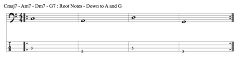 Walking Bass Lines 2 Using Chord Tonesarpeggios Talkingbass