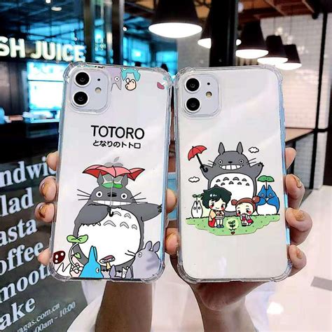 Studio Ghibli Totoro Clear Phone Case TECNO POP 4 LTE 5 Camon 20 Pro