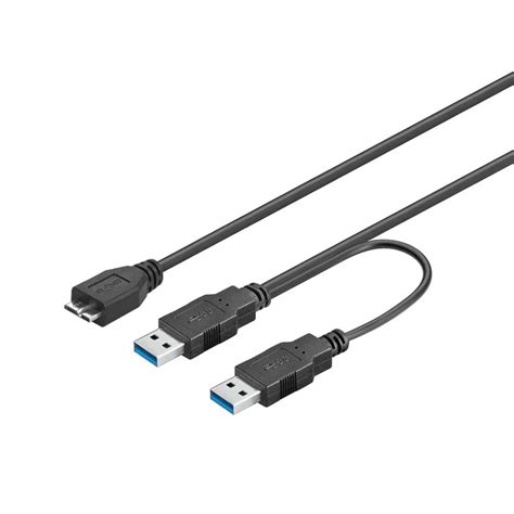 CABLEPELADO Cable Dual USB 3 0 Datos y Alimentación Cable Dual Power