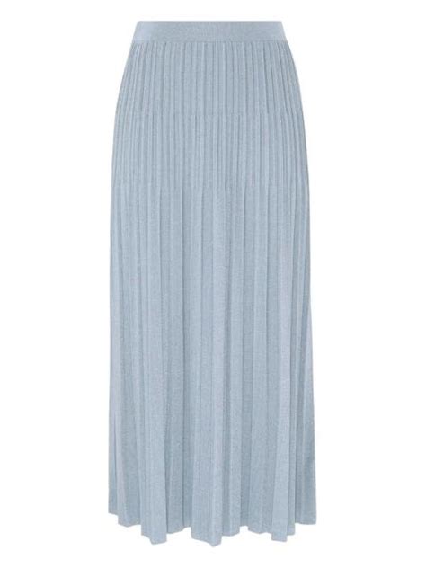 Zimmermann Waverly Rib Midi Skirt Reversible