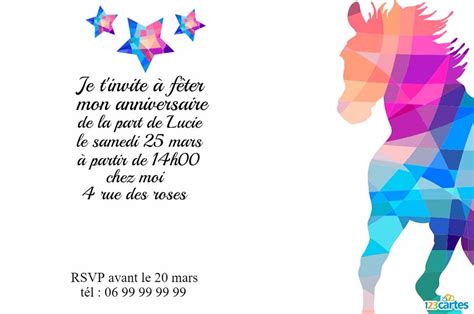 Carte Invitation Anniversaire 9 Ans A Imprimer Gratuit Elevagequalitetouraine