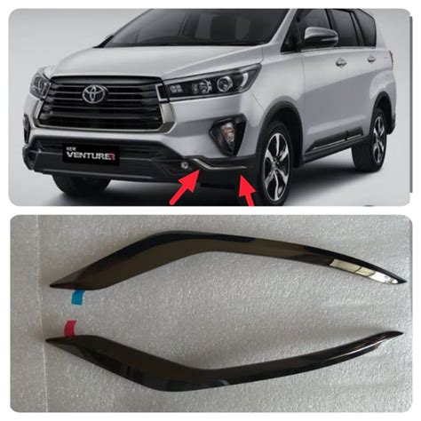 Jual List Bodykit Bumper Depan Innova Reborn Venturer Facelift 2021