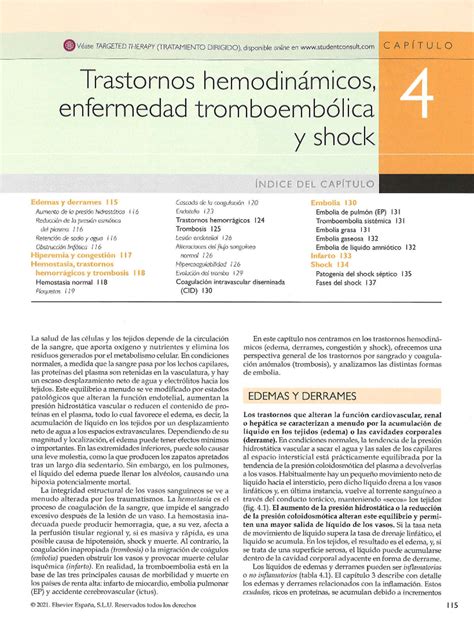 Capitulo Patologia Trastornos Hemodinamicos V Ase Targeted