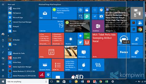 13 Cara Mengubah Tampilan Start Menu Di Windows 10