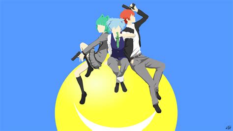 Download Minimalist Koro Sensei Kaede Kayano Karma Akabane Nagisa Shiota Anime Assassination