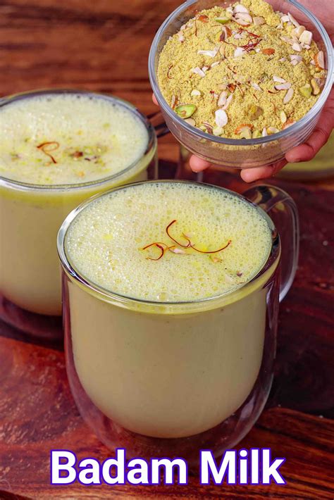 Badam Milk Recipe Healthy Nutrient Rich Almond Milk