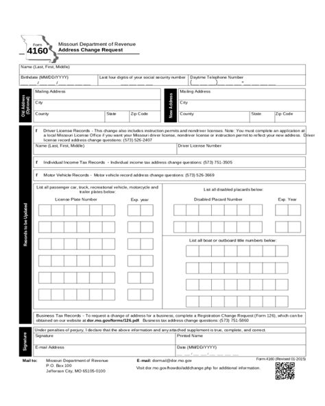 2021 Change Of Address Form Fillable Printable Pdf Forms Handypdf Images