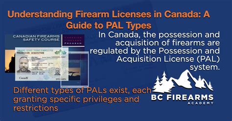 Understanding Firearm Licenses In Canada A Guide To Pal Types Bc