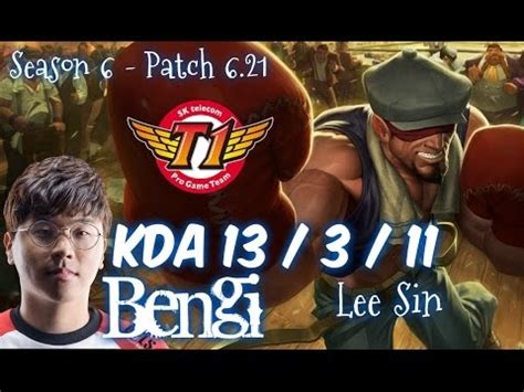 SKT T1 Bengi LEE SIN Vs WARWICK Jungle Patch 6 21 NA Ranked YouTube