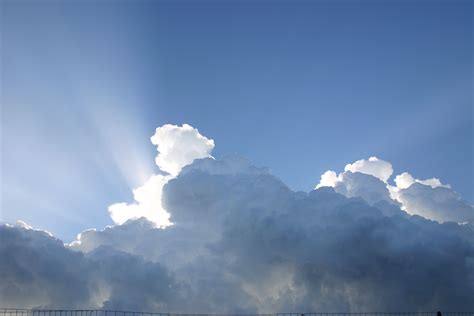 Free Images : horizon, cloud, sky, sun, sunlight, ray, daytime, cumulus ...