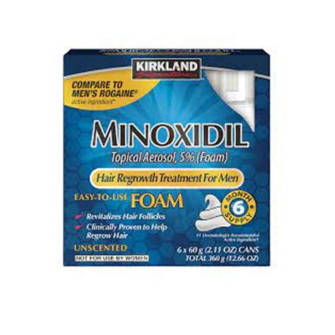 Kirkland Signature Minoxidil Topical Aerosol Foam For Men Cosmeclassy