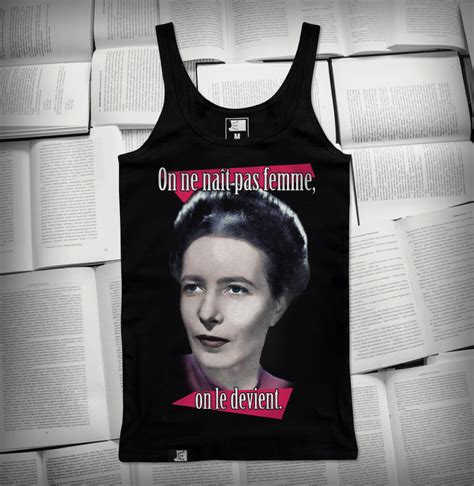 On Ne Na T Pas Femme On Le Devient Simone De Beauvoir Tank Top