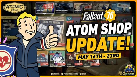 Fallout 76 Atomic Shop Update May 16th 23rd YouTube