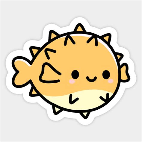 Puffer Fish - Puffer Fish - Sticker | TeePublic