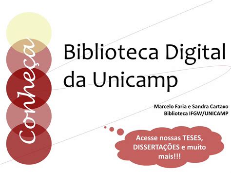 Pdf Tutorial Conhe A A Biblioteca Digital Da Unicamp Dokumen Tips