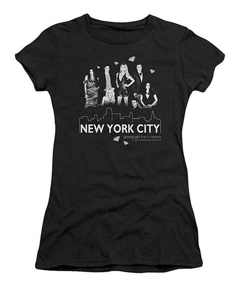 Black New York City Gossip Girl Tee Juniors