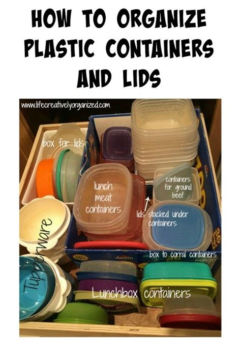 How To Organize Plastic Containers And Lids LIFE CREATIVELY