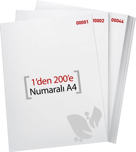 Eren A4 Number Paper 1 200 80 Gr Hepsiburada Global