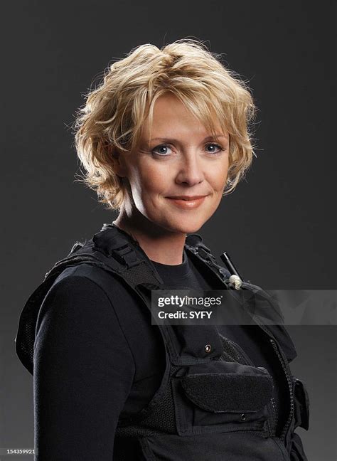 Amanda Tapping As Maj Samantha Carter Nachrichtenfoto Getty Images