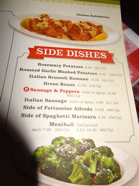 04 Sides menu – Buca di Beppo | ME SO HUNGRY