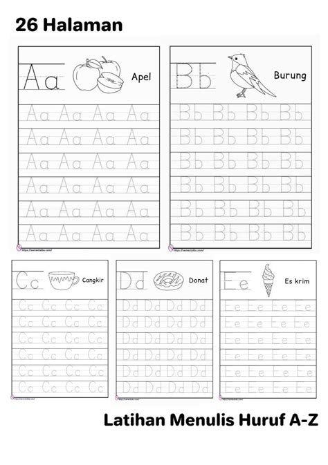 Tulisan Abc Titik Pdf Belajar Menulis Huruf Abjad Dengan Titik Titik