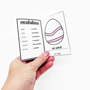 French Easter Vocabulary Mini Book Writing Activity P Ques By The