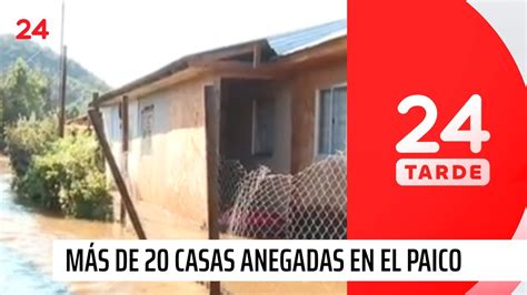 Más de 20 casas anegadas en el sector El Paico por desbordamiento de