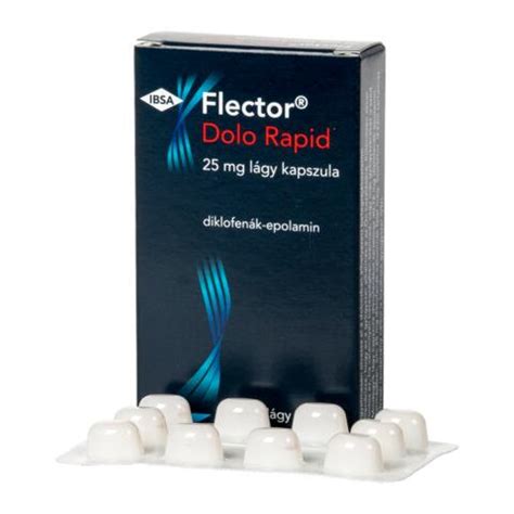 Flector Dolo Rapid 25 mg lágy kapszula 20x Regina Gyógyszertár