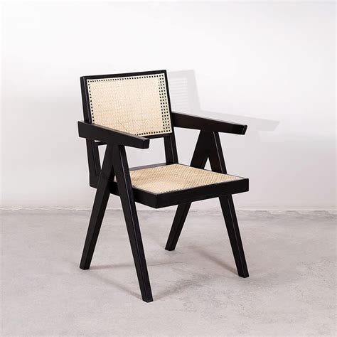 House Of Woodworm Chandigarh Cane Chair Premium Wooden Furniture