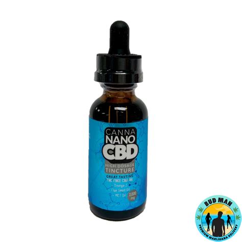 Canna Nano Cbd High Dosage Tincture Mg Cbd Bud Man Orange