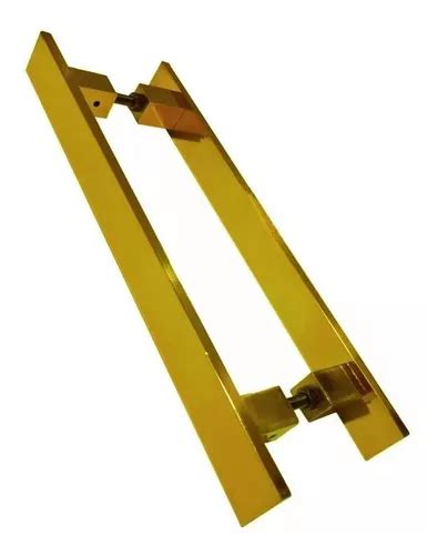 Puxador Porta Pivotante Inox Dourado Reto Italy Cm Parcelamento