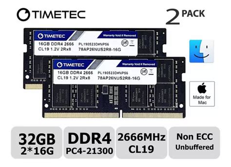 Memoria Ram Gb Timetec Hynix Ic Kit X Gb Compatible Para Apple