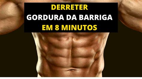 Treino De 8 Minutos Para Derreter Gordura Na Barriga Em Casa Youtube