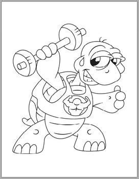 Exercise Coloring Pages For Kids