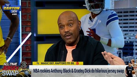 Nba Rookies Anthony Black And Grady Dick Do Hilarious Jersey Swap Youtube