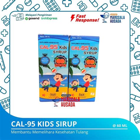 Jual Cal 95 Kids Syr 60 Ml Shopee Indonesia