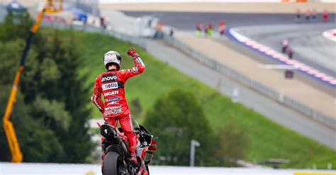 Motogp Gp D Austria Al Red Bull Ring Pecco Bagnaia Con Le