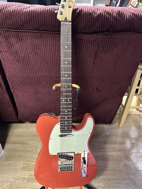 Fender Deluxe Nashville Telecaster Fiesta Red Reverb