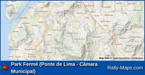 Park Ferm Ponte De Lima C Mara Municipal Stage Map Rally Sopete