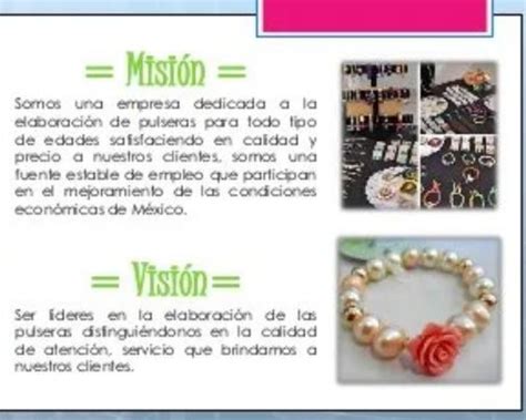 Misión Y Visión De Una Venta De Pulseras Brainlylat