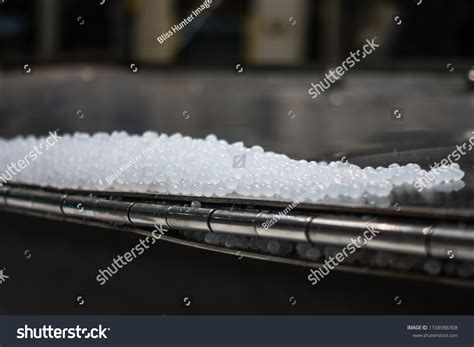 plastic polymer hot melt pellets industrial stock photo edit