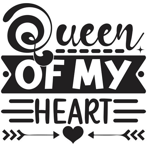 queen of my heart 29238579 Vector Art at Vecteezy