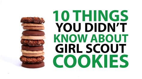 10 Things You Didnt Know About Girl Scout Cookies Mashable Youtube