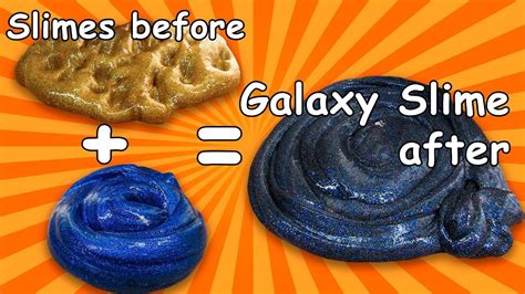 Diy Galaxy Slime Easy Slime Recipe Oddly Satisfying Video Youtube