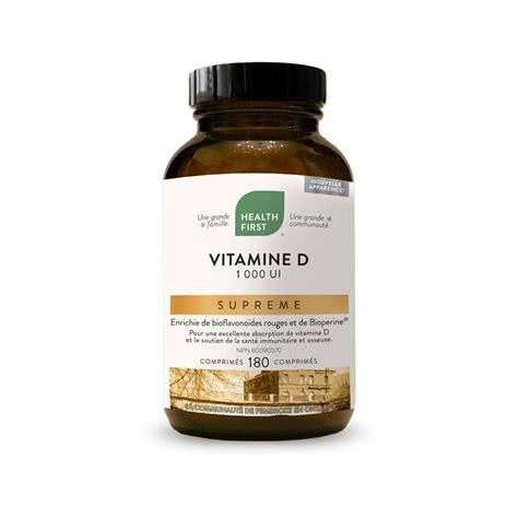 Vitamine D 1000 Ui Suprême La Boite à Grains