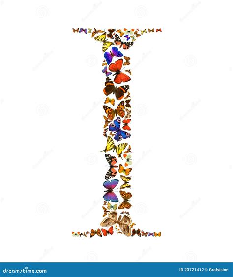 Butterfly Letter Stock Photo Image Of Letter Fragility 23721412