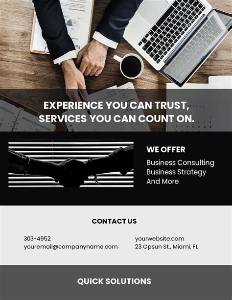 Free Consultant Flyer Templates 18 Download In Illustrator Word