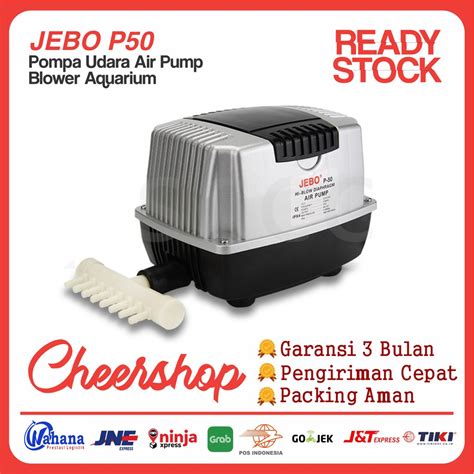 Jual Jebo P50 P 50 Pompa Udara Air Pump Blower Aquarium Hi Flow Aerator