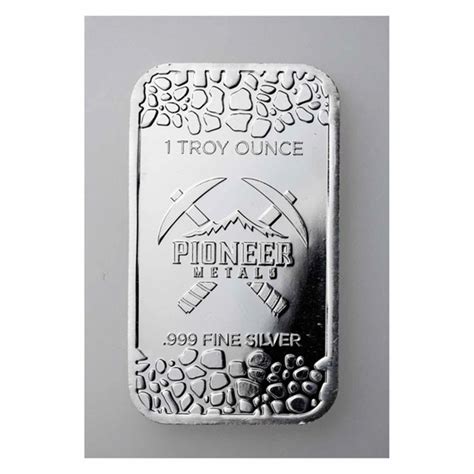 Buy 1 Oz Silver Bar Pioneer Metals Apmex